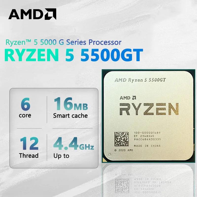 AMD Radeon ׷ ũž μ, Ryzen 5 5500GT - Ryzen 5 5000 G ø  (Zen 3) 6 ھ 4.4 GHz , AM4 65W